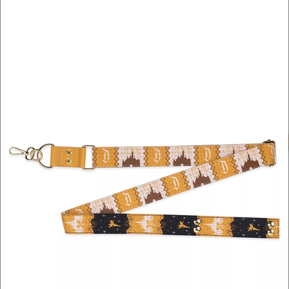 Disney Handbags - NWT Disneyland Castle Pin Trading Lanyard and Bag Strap